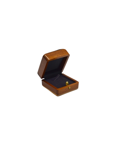 Écrin en bois vernis avec clips pour Bagues d`Oreilles – Boîte de bague – Coimpack Embalagens, Lda