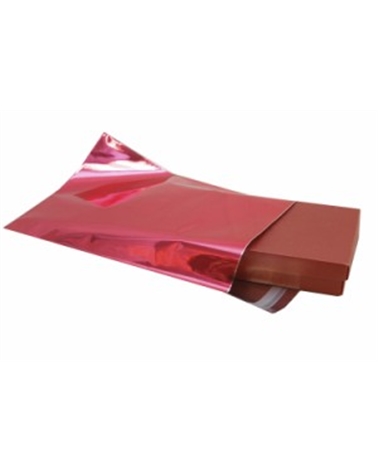 Bolsa Con Solapa Metalizado Rojo C/ Cinta Adesiva – Sacs automatiques – Coimpack Embalagens, Lda