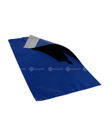Bolsa Con Solapa Metalizado Azul C/ Cinta Adesiva – Sacs automatiques – Coimpack Embalagens, Lda