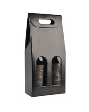 Box Pelle Nero Scatola for 2 Bottles – Bottle Boxes – Coimpack Embalagens, Lda