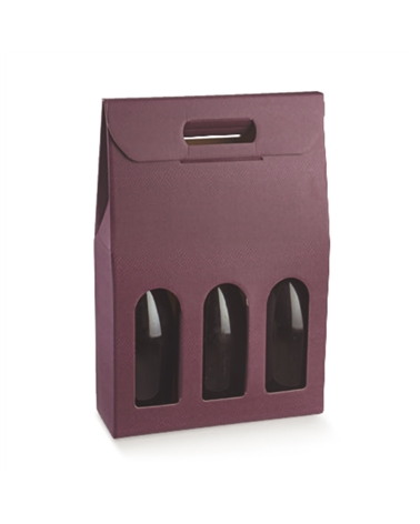 Box Skin Vinaccia Scatola for 3 Bottles – Bottle Boxes – Coimpack Embalagens, Lda
