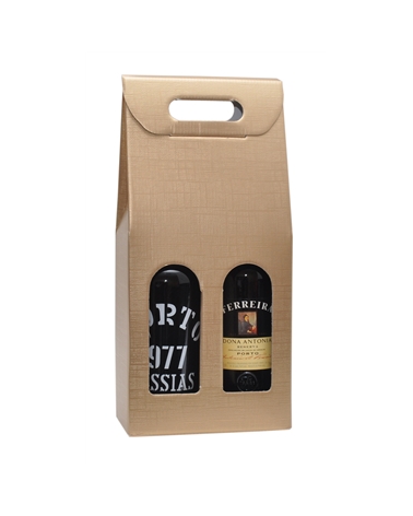 CX0793 | Box Seta Gold Scatola for 2 Bottles