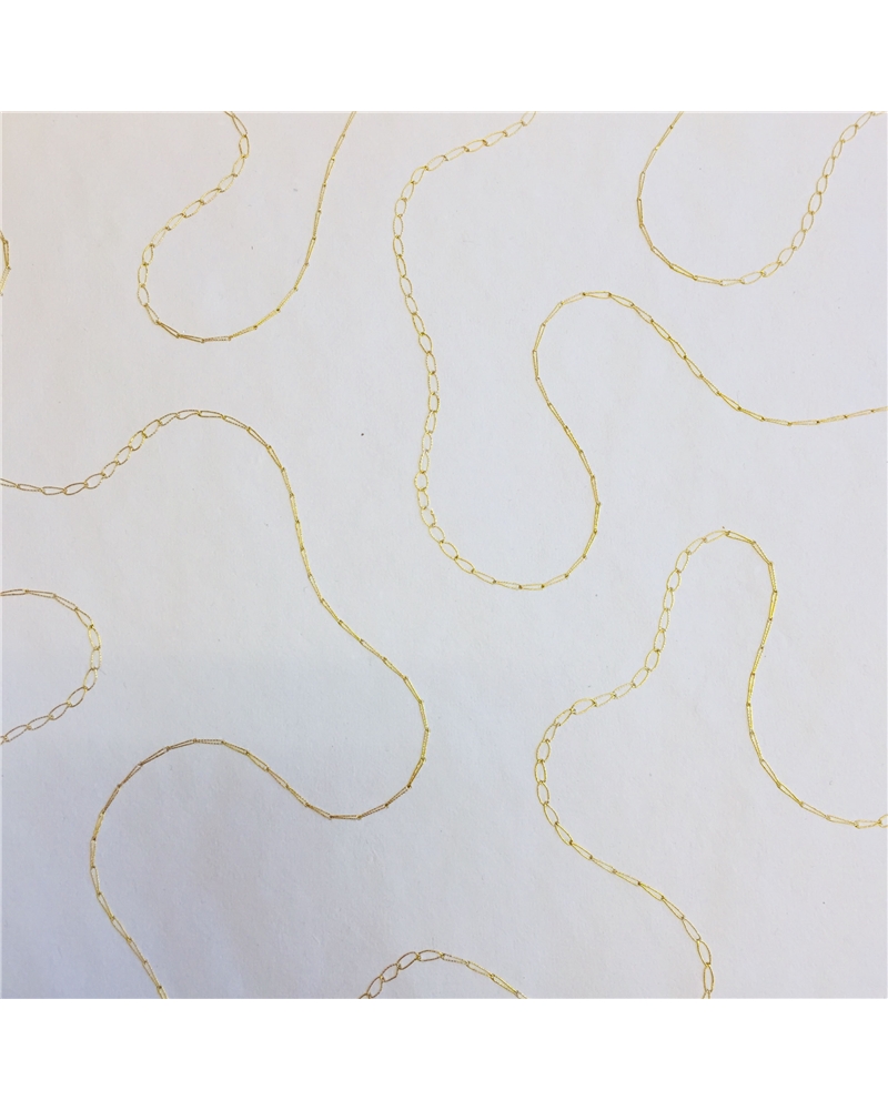 Fcat Papel Artesanal Branco com Fio Dourado 56x76 (250) – papel hecho a mano – Coimpack Embalagens, Lda