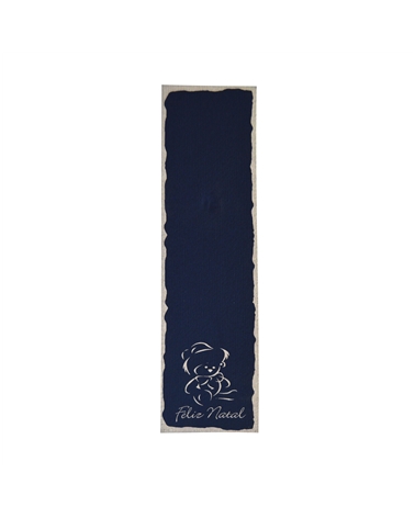 ET Cart. Azul Urso Prat. Feliz Natal (c/100) 15.7X4.1cm (8) – Etiquetas colgantes – Coimpack Embalagens, Lda