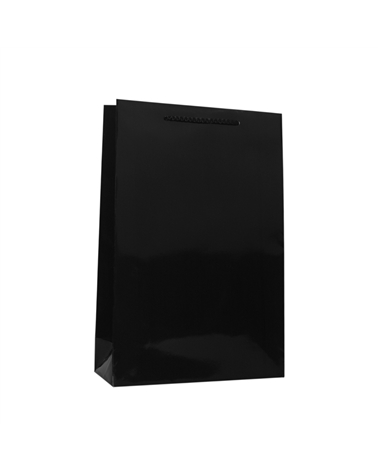 SC3534 | Prestige Black Luxury bag with ribbon slot