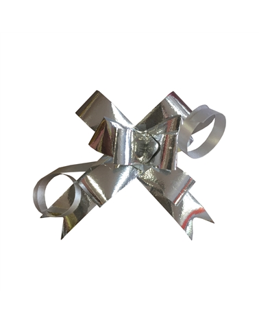 Lazo de Tirar Metalisado Plateado – Corbatas – Coimpack Embalagens, Lda