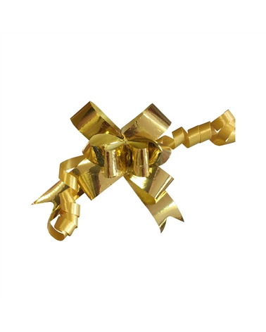 LÇ1189 | Laços | Laço de Puxar Metalizado Dourado