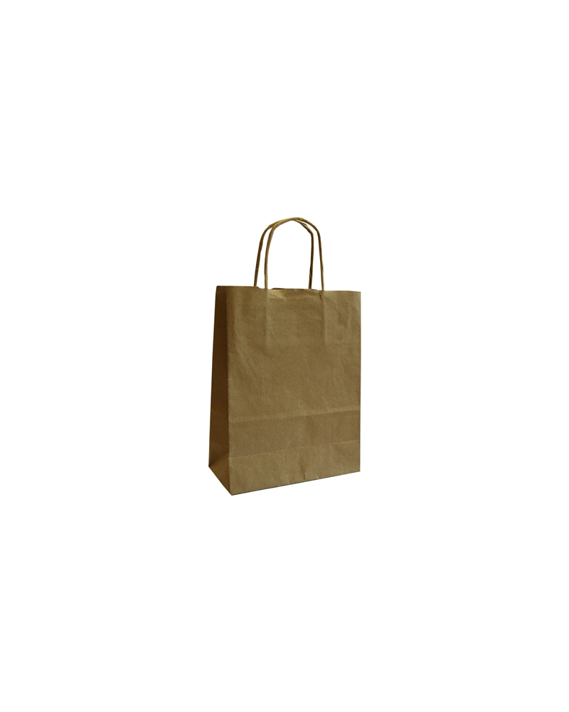 Brown Natural Kraft Twisted Handle Bag – Twisted Handle – Coimpack Embalagens, Lda