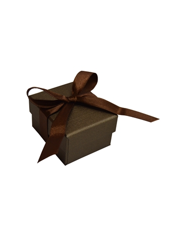 Marron Collection - Ring box with ribbon – Ring Box – Coimpack Embalagens, Lda