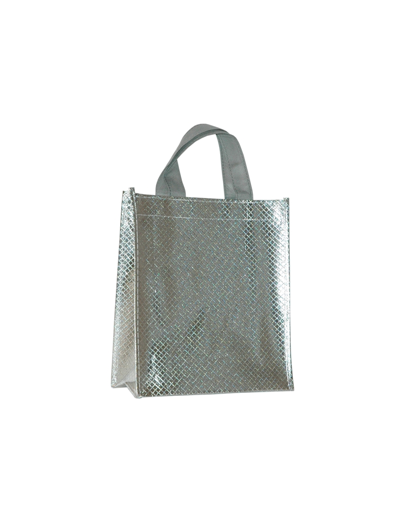 SC3589 | Embossed Silver Non Woven Bag