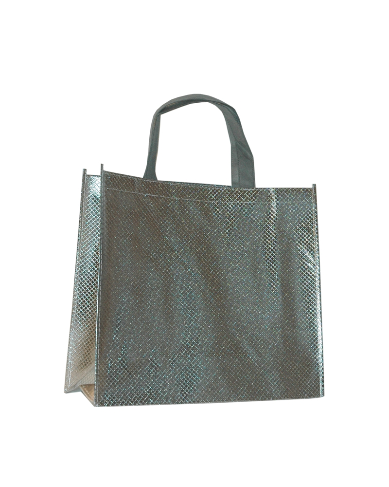 SC3591 | Embossed Silver Non Woven Bag