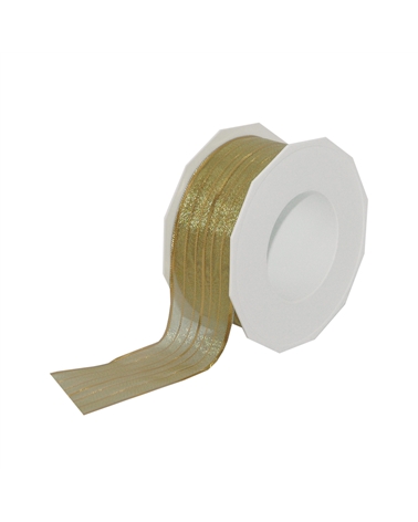 Tissue Ribbon with Shades of Red/Gold – Ribbons – Coimpack Embalagens, Lda