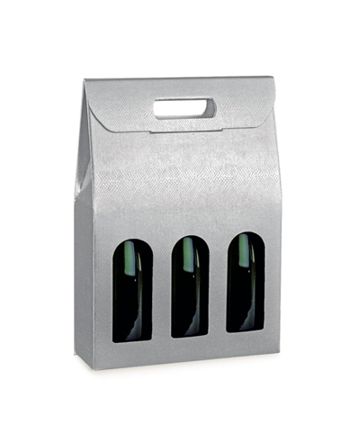 Caja Skin Argento Scatola p/ 3 Botella – Cajas para Botellas – Coimpack Embalagens, Lda