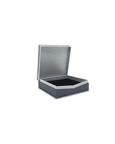 Caja Linea Duo Platina/Onix p/ Pendientes – Caja del anillo – Coimpack Embalagens, Lda