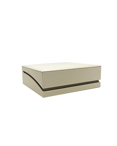 LX White Matt Collection - Wedding rings box – Box for Alliances – Coimpack Embalagens, Lda