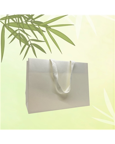 Sacs Anses Ruban en Papier Eco Bamboo 230 gr – Sacs Prestige – Coimpack Embalagens, Lda