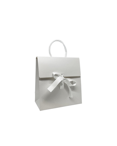 Saco Pala em Couché Branco 210grs com Relevo – Prestige Bags – Coimpack Embalagens, Lda