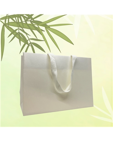 Bolsa C/ Cinta en Papel Eco Bamboo 230gr – Bolsas Prestige – Coimpack Embalagens, Lda