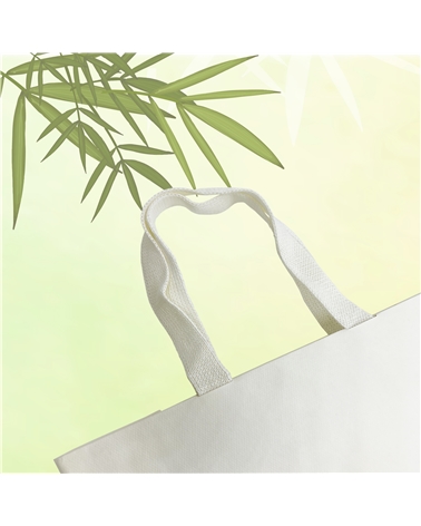 Bolsa C/ Cinta en Papel Eco Bamboo 230gr – Bolsas Prestige – Coimpack Embalagens, Lda