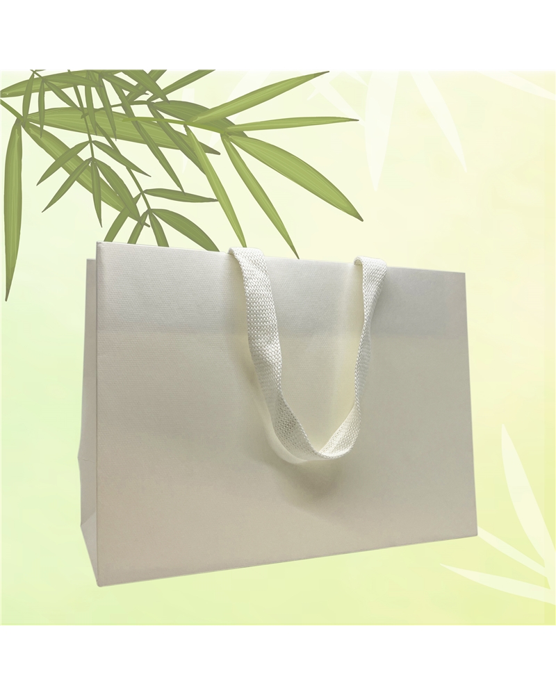 Saco Fita em Papel Eco Bamboo 230gr – Bolsas Prestige – Coimpack Embalagens, Lda