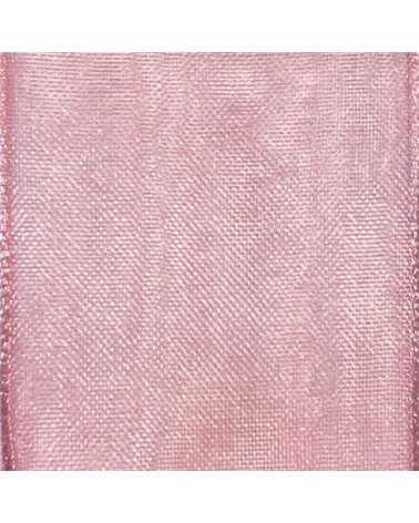 Wired Organza Ribbon Pink 40mmx20mts – Ribbons – Coimpack Embalagens, Lda