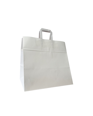 Bolsa Asa Plana Celulosa Blanco Take Away – Bolsas de alas planas – Coimpack Embalagens, Lda