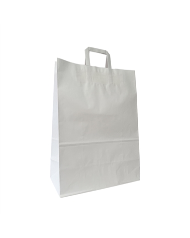 Beige Flat Handle Duplex Bag with Flowers – Flat Wing Bags – Coimpack Embalagens, Lda