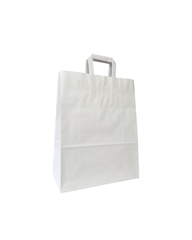 Ribbed Kraft Flat Handle Bag – Flat Wing Bags – Coimpack Embalagens, Lda