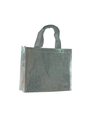 PP Non Woven Bag W/ Gloss Lamination Silver – Non Woven Fabric Bags – Coimpack Embalagens, Lda
