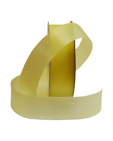 Rolo Fita "Opalino" Rugoso Amarelo 31mm – Ribbons – Coimpack Embalagens, Lda