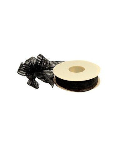 FT4076 | Aut. Pulling Tissue Ribbon in Black 25mmx20mts