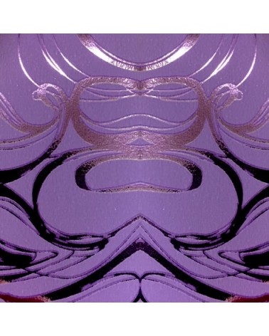Ruban Métallisé Violet Avec Arabesques 19mm – Rubans – Coimpack Embalagens, Lda