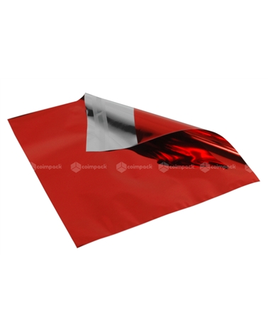 Pochete à Rabat Metalissé Rouge Avec Fermeture Adhésive – Sacs automatiques – Coimpack Embalagens, Lda